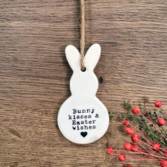 bunny-kisses-and-easter-wishes-hanging-porcelain-decoration|PL027726|Luck and Luck| 1