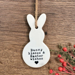 bunny-kisses-and-easter-wishes-hanging-porcelain-decoration|PL027726|Luck and Luck|2
