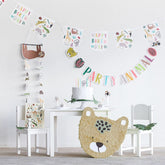 zoo-animal-party-flag-banner-6m-decoration|68293|Luck and Luck| 1