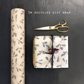 east-of-india-berry-branches-christmas-kraft-wrapping-paper-5m|3761V2|Luck and Luck| 1