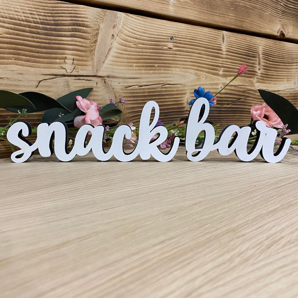 lowercase-snack-bar-table-sign-wedding-party|LLWWSNMF1_LC|Luck and Luck| 1
