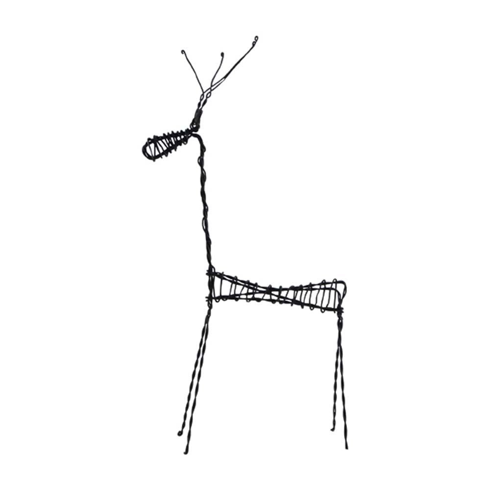 east-of-india-rusty-wire-standing-decoration-reindeer-christmas|7284|Luck and Luck|2