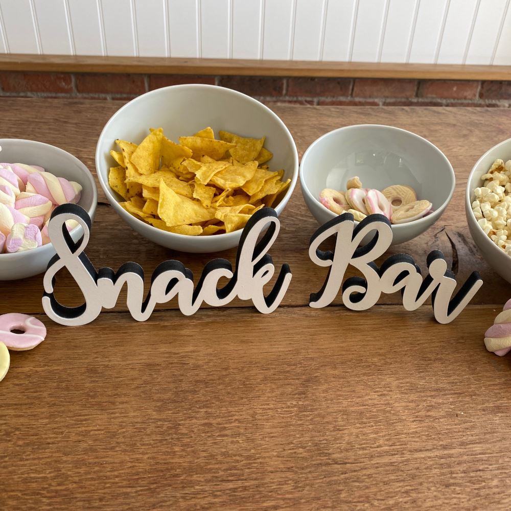 wooden-snack-bar-freestanding-sign-style-2|LLWWSNMF2|Luck and Luck| 1