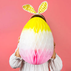 large-hanging-honeycomb-ombre-easter-egg-40cm|BUNNY-OMB-EGG-L|Luck and Luck| 1