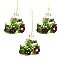 tractor-christmas-baubles-set-of-3|RUBYXM186|Luck and Luck| 1