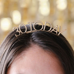 30th-birthday-party-headband-30-today|CN-131|Luck and Luck| 1