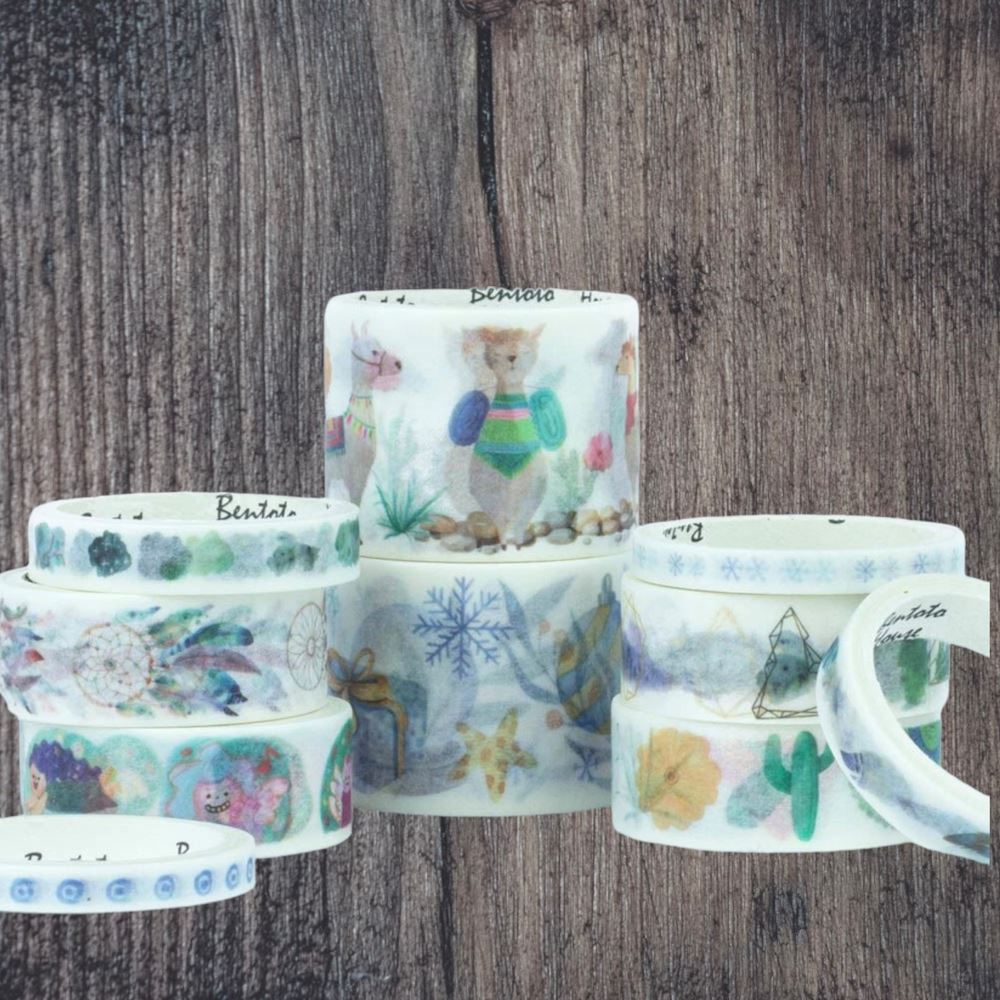 whimsical-forest-themed-washi-tape-set-of-10|FORESTDREAMWASHIX10|Luck and Luck| 1