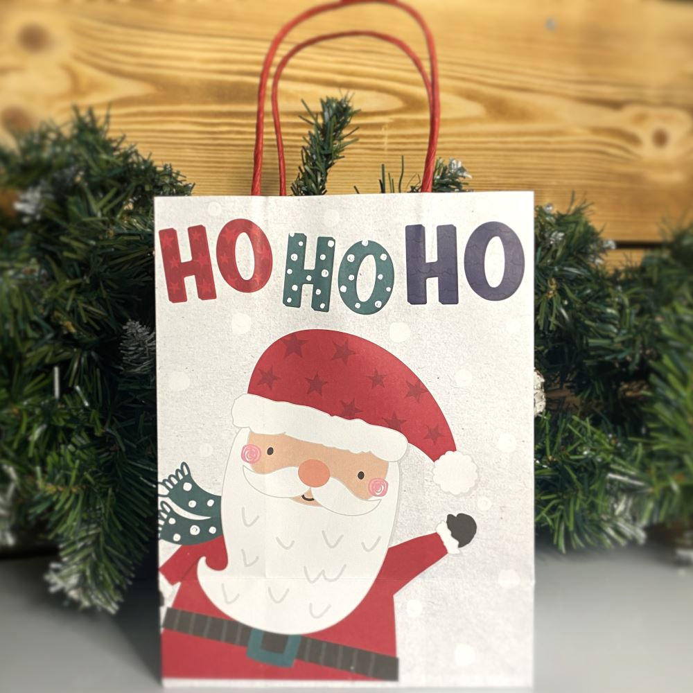 5-christmas-character-gift-bags-with-handles-snowman-santa-gonk|XM6516|Luck and Luck| 5