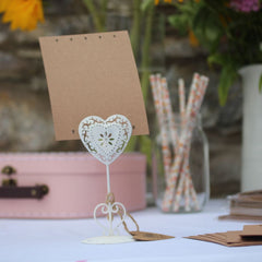 wedding-table-name-blank-cards-heart-kraft-cards-x-8-rustic|LLTNHEART1PL|Luck and Luck| 1