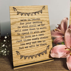 wooden-oak-veneer-a5-wedding-remembrance-poem-sign|LLWWPOEMSIGNA5|Luck and Luck| 1