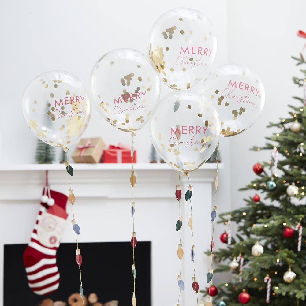 merry-christmas-confetti-balloons-with-tails-x-5|MRY-103|Luck and Luck| 1