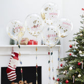 merry-christmas-confetti-balloons-with-tails-x-5|MRY-103|Luck and Luck| 1