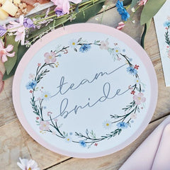floral-team-bride-boho-hen-party-plates-x-8|BOHO-308|Luck and Luck| 1