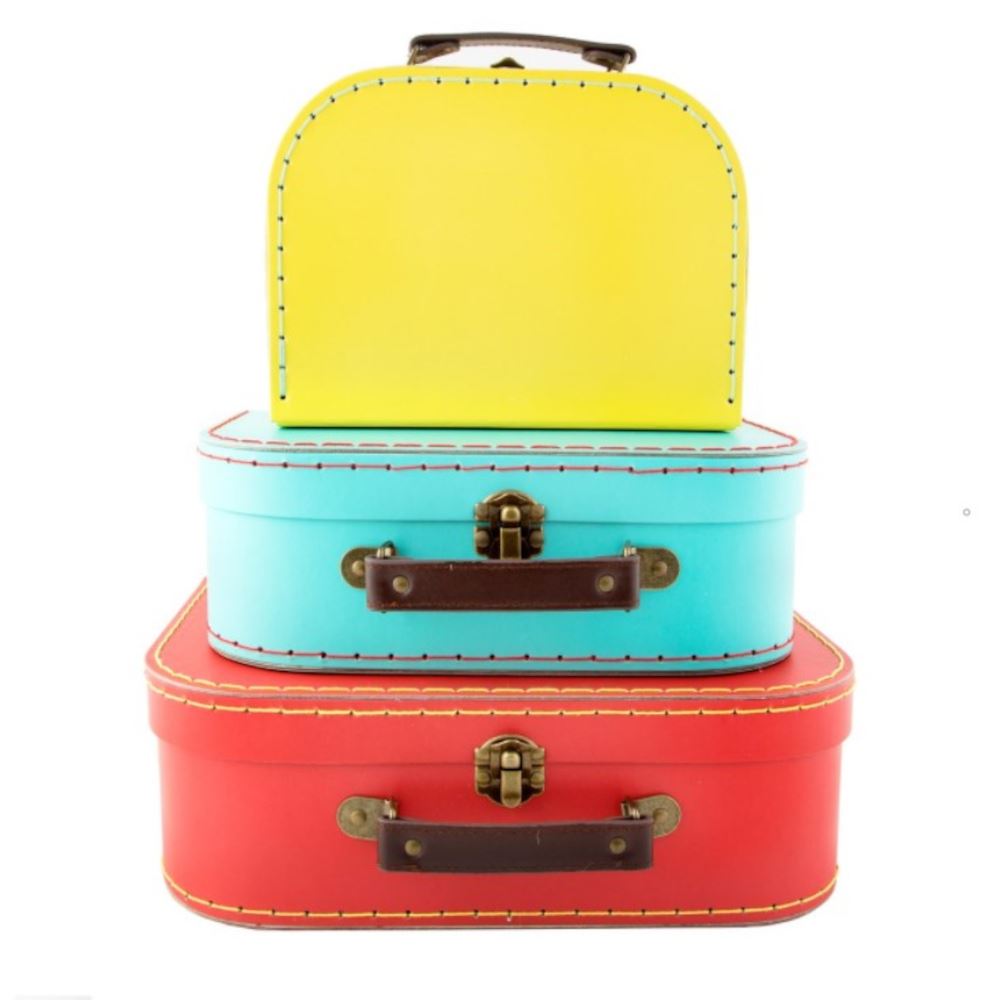 bright-mini-suitcases-x-3-home-decoration-red-blue-yellow|GIF017|Luck and Luck| 1