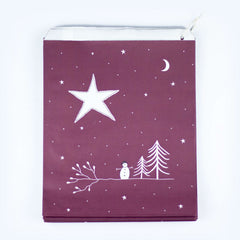 east-of-india-christmas-paper-craft-gift-bags-x-50-maroon-star-night|5035|Luck and Luck| 1