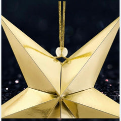 gold-paper-hanging-star-decoration-30cm-christmas-wedding|GWP1-30-019M|Luck and Luck|2