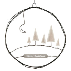 east-of-india-hanging-metal-christmas-tree-wreath-merry-christmas|3484|Luck and Luck|2