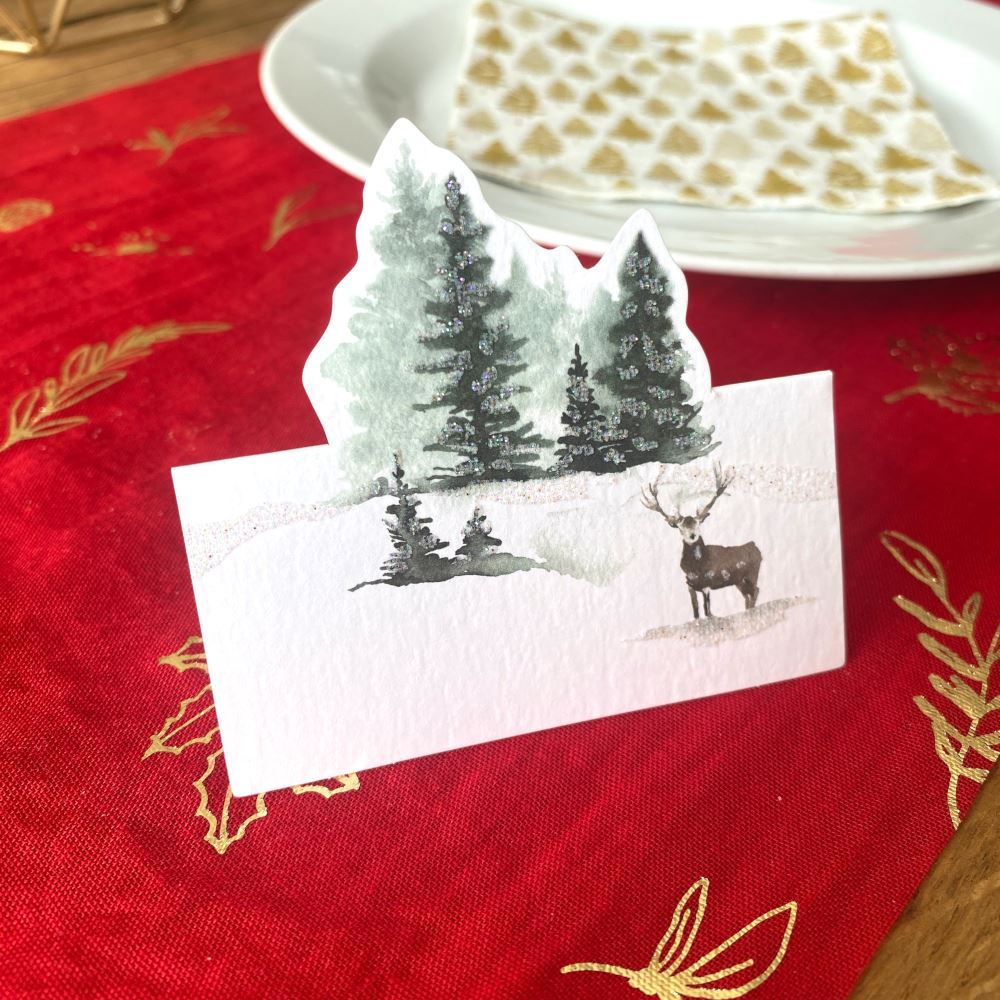 glitter-festive-winter-wonderland-place-cards-christmas-table-x-8|94230|Luck and Luck| 1
