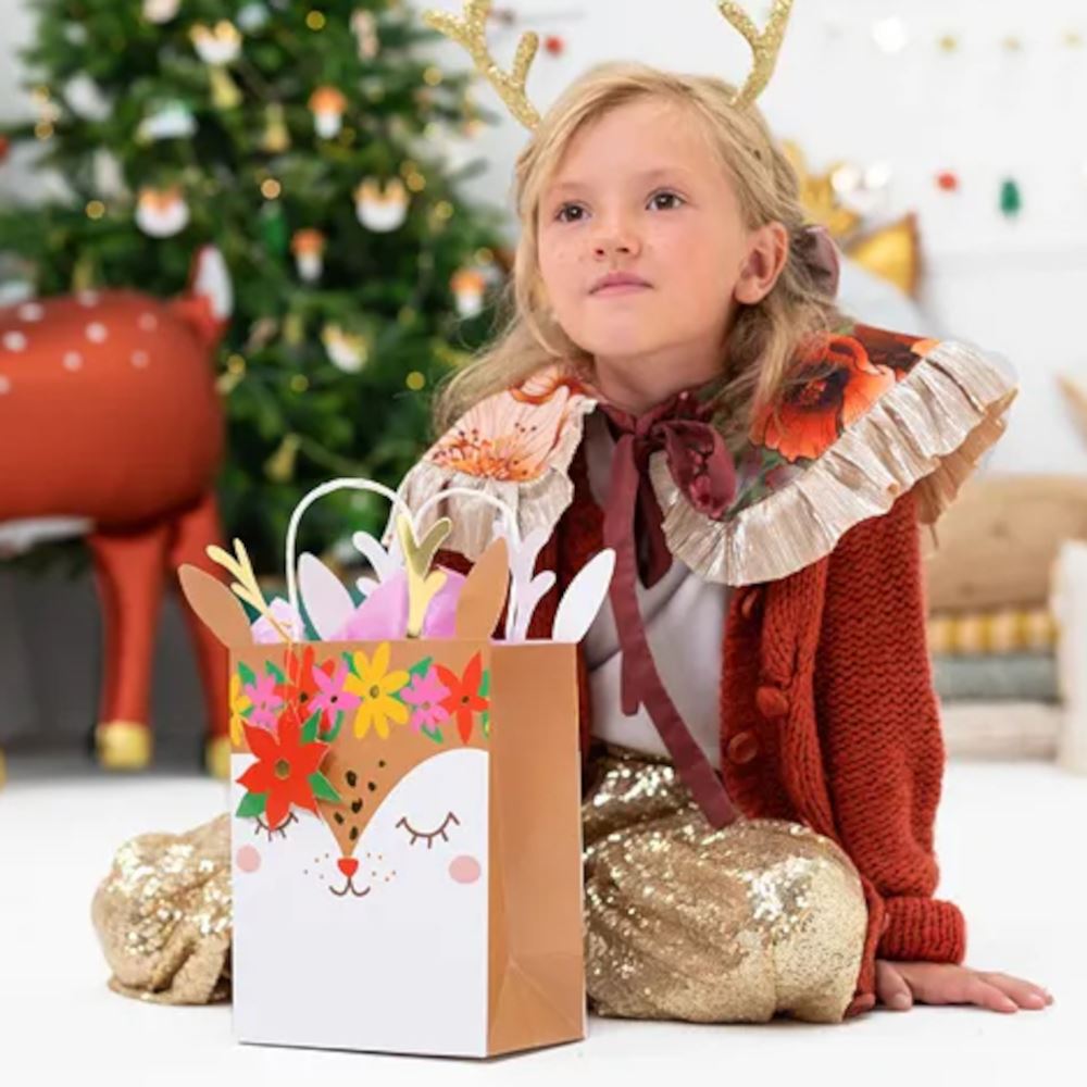 christmas-deer-gift-bag-x-1-festive-wrapping|TNP16|Luck and Luck| 1