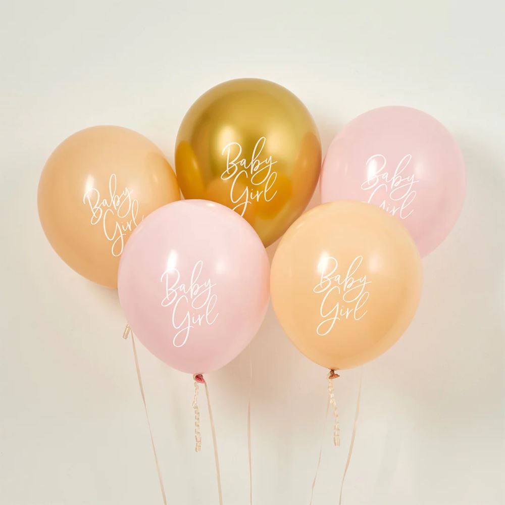 baby-girl-lux-party-pack-paper-plates-napkins-cups-balloons-bunting|LLBABYGIRLPP2|Luck and Luck| 3