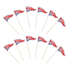 royal-coronation-king-charles-union-jack-flag-food-flag-12-pack|ROYAL-FOODFLAG|Luck and Luck|2