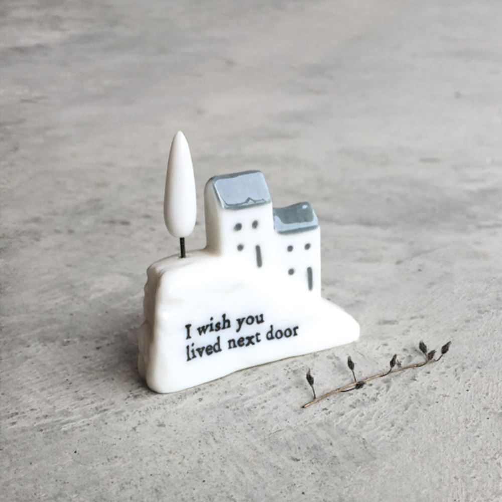 east-of-india-porcelain-house-i-wish-you-lived-next-door-gift|5597|Luck and Luck| 1