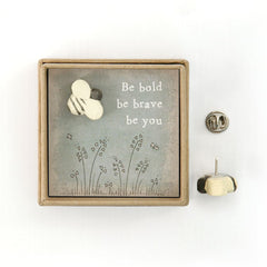 east-of-india-lapel-pin-badge-be-bold-be-brave-be-you-keepsake-gift|1426|Luck and Luck|2