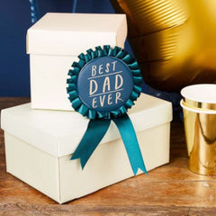 best-dad-ever-teal-ribbon-fathers-day-badge|HBBD102|Luck and Luck|2