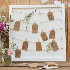 alternative-wedding-guest-book-table-plan-rustic-country|CW-262|Luck and Luck| 1
