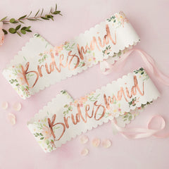 floral-bridemaid-sash-hen-party-x2|FH-221|Luck and Luck|2