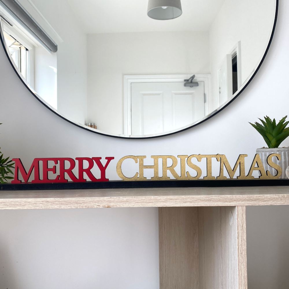 merry-christmas-wooden-custom-colour-standing-sign-decoration|LLWWMCSIGN|Luck and Luck| 5