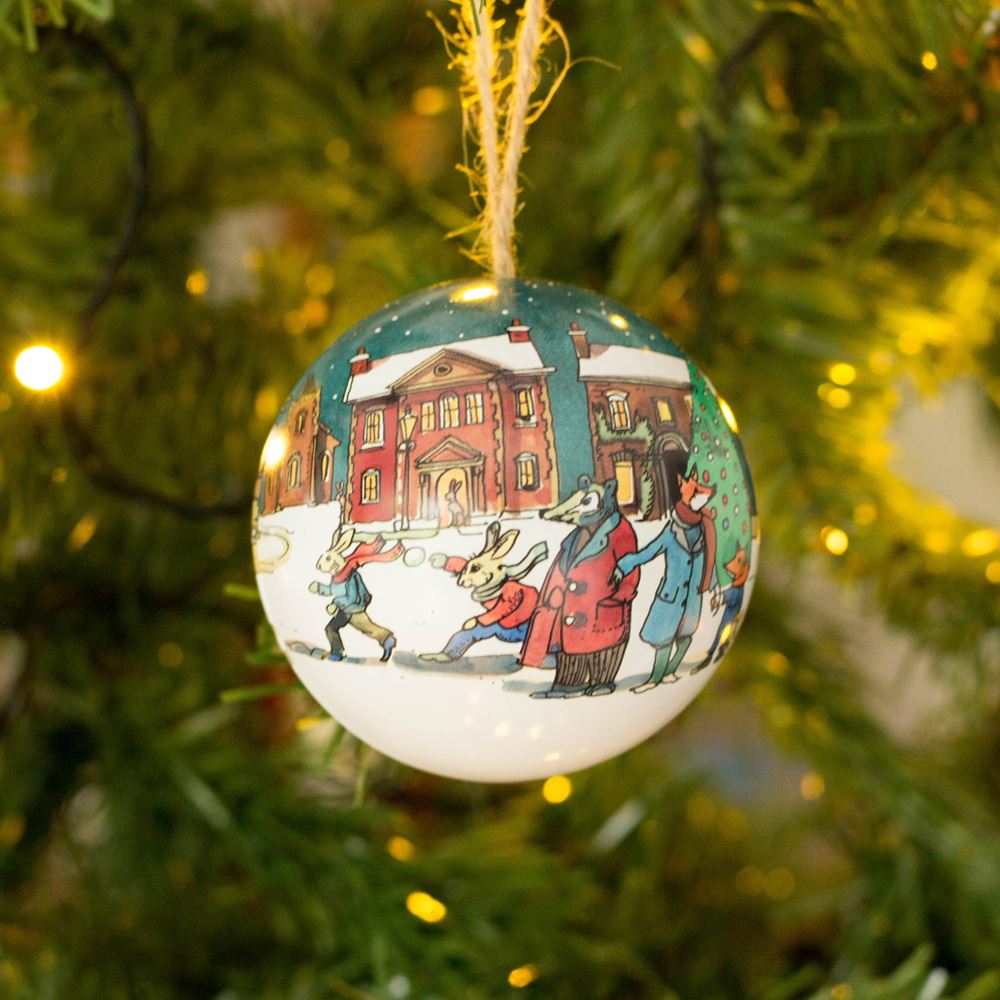 emma-bridgewater-christmas-village-set-of-4-baubles|WIN3141|Luck and Luck|2