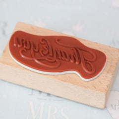 thank-you-wooden-rubber-stamp-scrapbooking-craft-diy-tags-wedding-favours|YZ26|Luck and Luck| 3