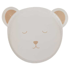 teddy-bear-baby-shower-paper-party-plates-x-8|TED-211|Luck and Luck|2