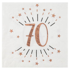 sparkle-rose-gold-age-70-party-pack-plates-napkins-and-cups|LLSPARKLEAGE70PP|Luck and Luck|2