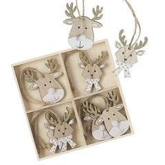 wooden-christmas-hanging-set-gold-glitter-reindeer-x-8|TLA652|Luck and Luck| 3