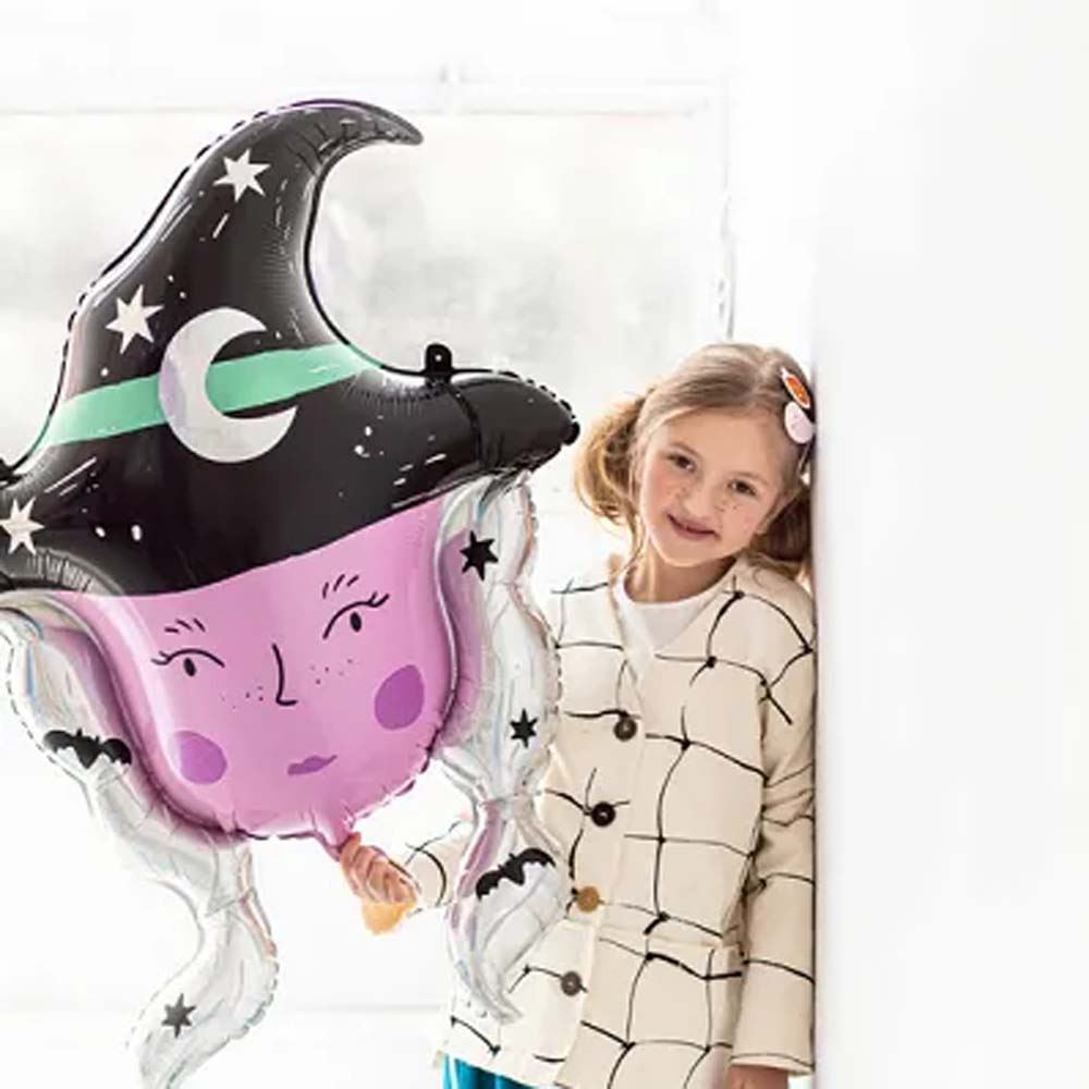 large-halloween-foil-balloon-witch-73-x-101-cm-decoration|FB142|Luck and Luck| 1