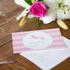 baby-prediction-cards-pink-stork-baby-shower-game-x-6|LLPREDPINKSTORK|Luck and Luck|2