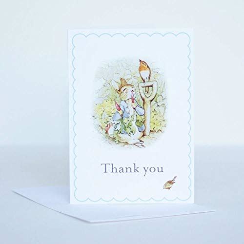 peter-rabbit-thank-you-cards-set-of-6-with-envelope|LLTYPR|Luck and Luck|2