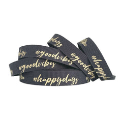 happy-days-black-ribbon-1m-craft|RP042|Luck and Luck| 1