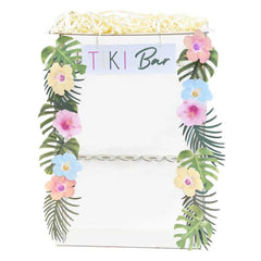 tiki-bar-drinks-stand-with-grazing-treat-board-tropical-party|TI-114|Luck and Luck|2