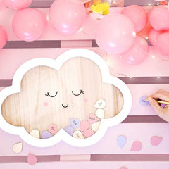 baby-cloud-frame-guest-book-baby-shower-christening-gift|KG6|Luck and Luck| 3
