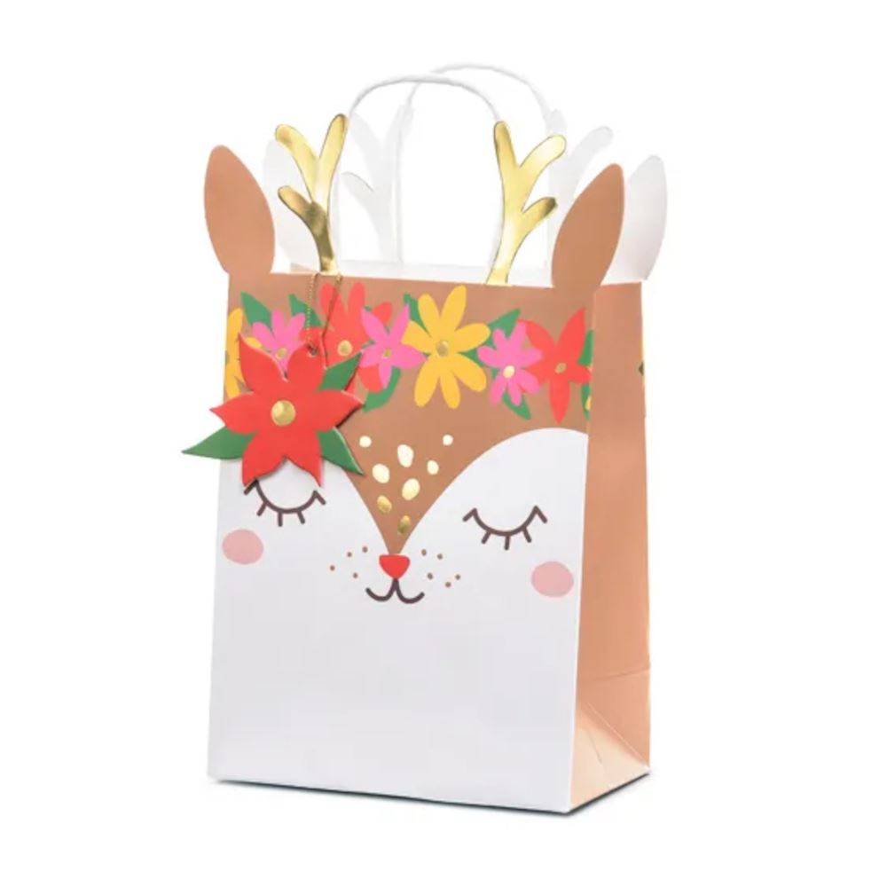 christmas-deer-gift-bag-x-1-festive-wrapping|TNP16|Luck and Luck| 3