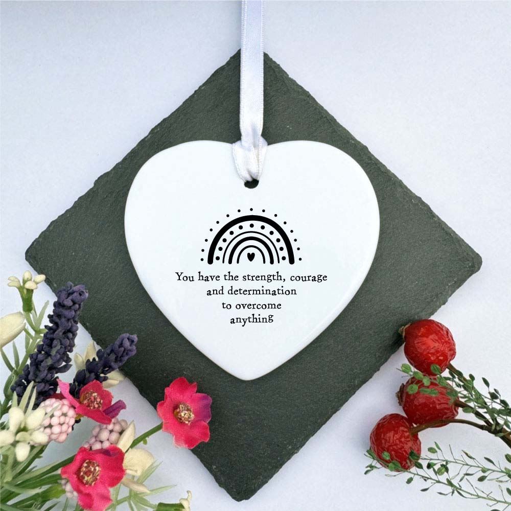personalised-porcelain-hanging-heart-you-have-the-strength-courage|UV6224|Luck and Luck| 1