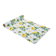 lemon-fabric-table-runner-yellow-and-green-28-cm-x-5-m|91863|Luck and Luck| 4