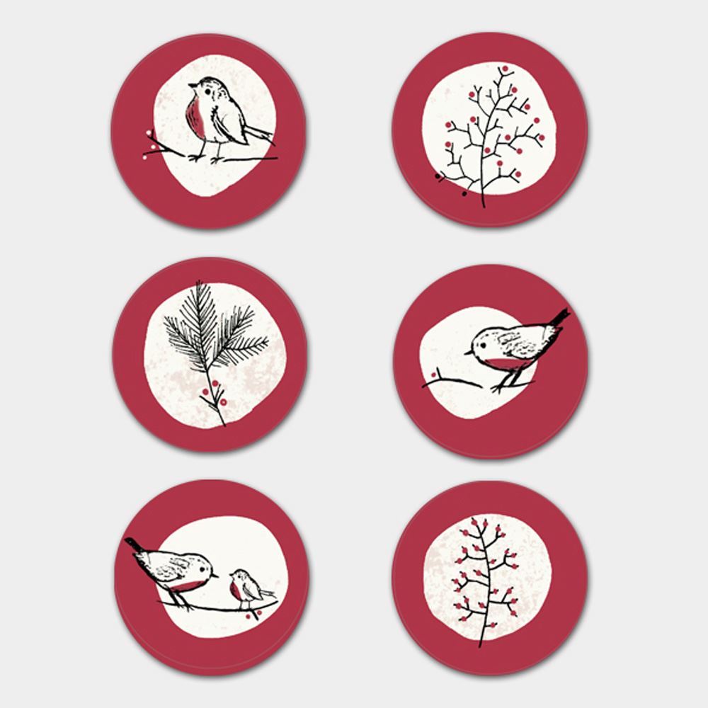 east-of-india-christmas-robins-and-rosehips-sticker-sheet-with-24-stickers|1740|Luck and Luck|2