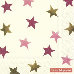 emma-bridgewater-stargazer-lily-star-square-lunch-napkins-x-20|L895060|Luck and Luck|2