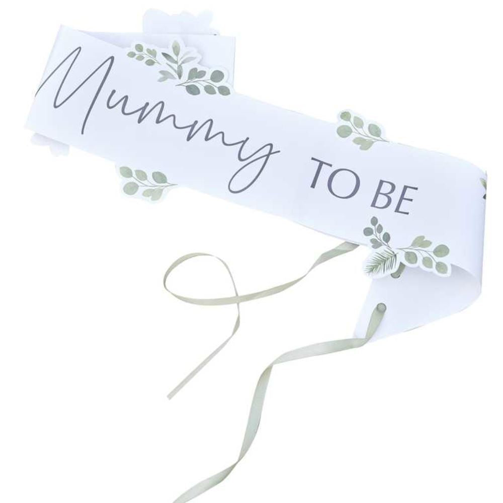 sash-mummy-to-be-botanical-and-white-baby-shower|BBA-111|Luck and Luck|2