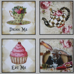 luck-and-luck-alice-in-wonderland-sticker-sheet-x-35-wedding-party-drink-me-eat-me|LLWED006|Luck and Luck|2