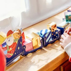 the-north-pole-scene-advent-calendar-santa-sleigh|KA9|Luck and Luck|2